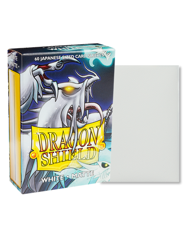 Dragon Shield - Japanese Matte White 60ct Sleeves