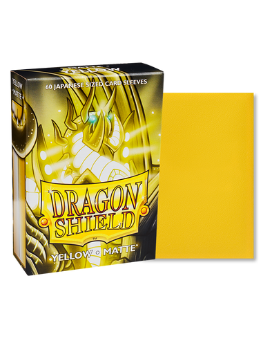 Dragon Shield JPN Matte Yellow 60ct
