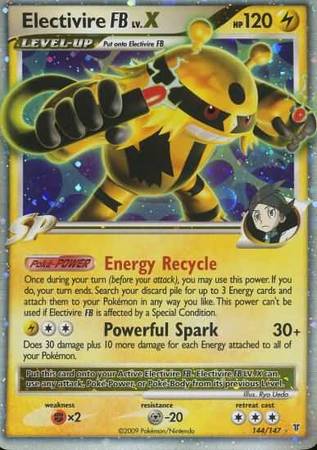 Pokemon Singles - Electivre FB LV.X Ultra Rare