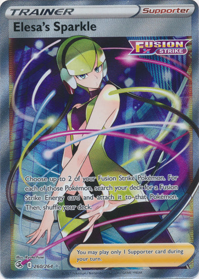 Pokemon Singles - Elesa's Sparkle Full Art Ultra Rare