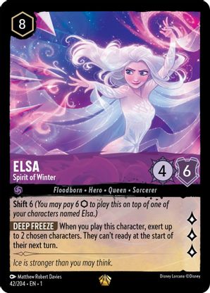Lorcana Singles - Elsa Spirit of Winter