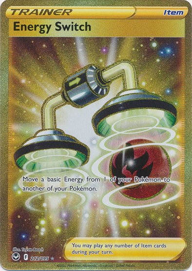 Pokemon Singles - Energy Switch Secret Rare