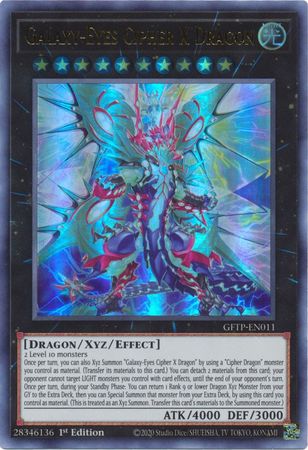 YuGiOh Singles - Galaxy-Eyes Cipher X Dragon