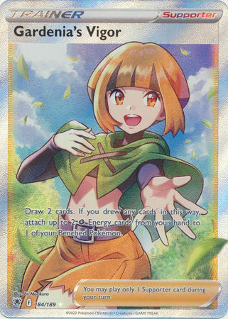 Pokemon Singles - Gardenia's Vigor Full Art Ultra Rare