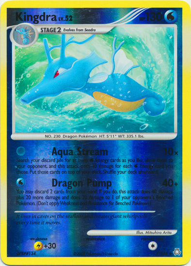 Pokemon Singles - Kingdra lv. 52 Reverse Holo