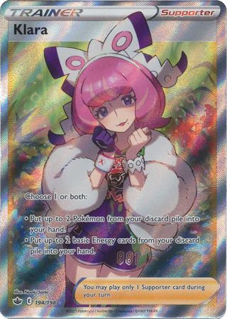 Pokemon Singles - Klara Full Art Ultra Rare