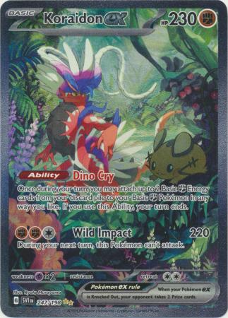 Pokemon Singles - Koraidon ex Special Illustration Rare