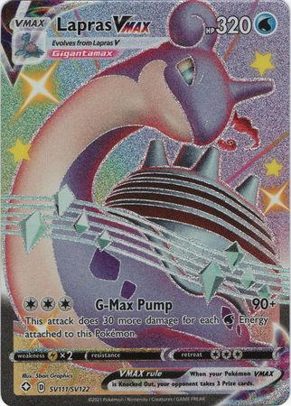 Pokemon Singles - Lapras VMAX Shiny Rare