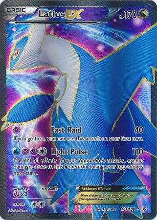 Pokemon Singles - Latios EX Full Art Ultra Rare