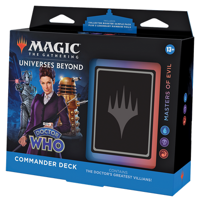 MTG Dr. Who Masters of Evil Commander Deck