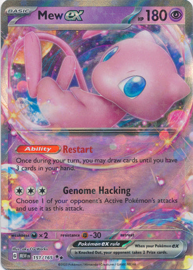 Pokemon Singles - Mew ex Double Rare