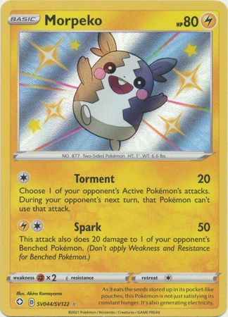 Pokemon Singles - Morpeko Shiny Rare