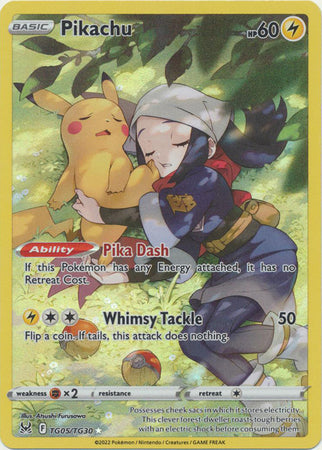 Pokemon Singles - Pikachu Holo Rare