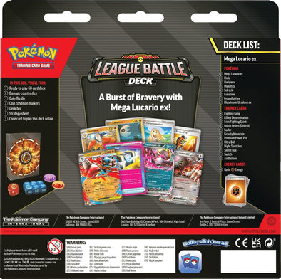 Pokemon - Mega Lucario EX League Battle Deck