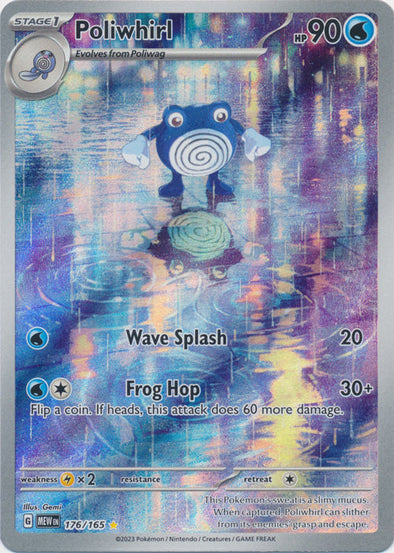 Pokemon Singles - Poliwhirl Illustration Rare