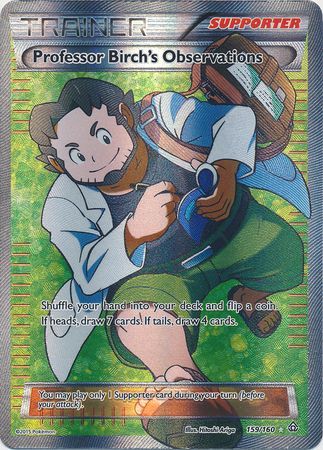 Pokemon Singles - Professor Birch's Observations Full Art Ultra Rare