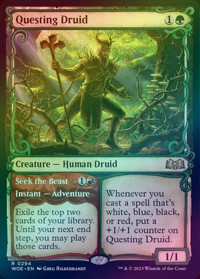 Magic Singles - Questing Druid - Showcase (Foil)