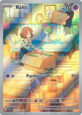 Pokemon Singles - Ralts Illustration Rare