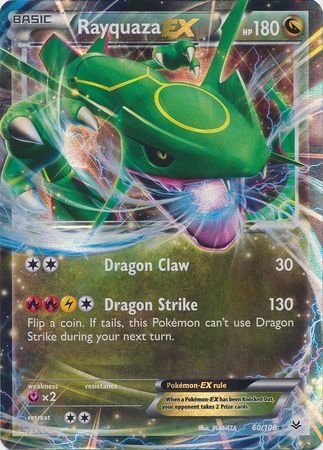 Pokemon Singles - Rayquaza EX Ultra Rare