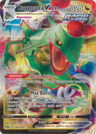 Pokemon Singles - Rayquaza VMAX Ultra Rare