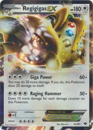 Pokemon Singles - Regigigas ex Ultra Rare