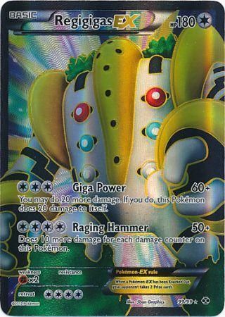 Pokemon Singles - Regigigas ex Full Art Ultra Rare