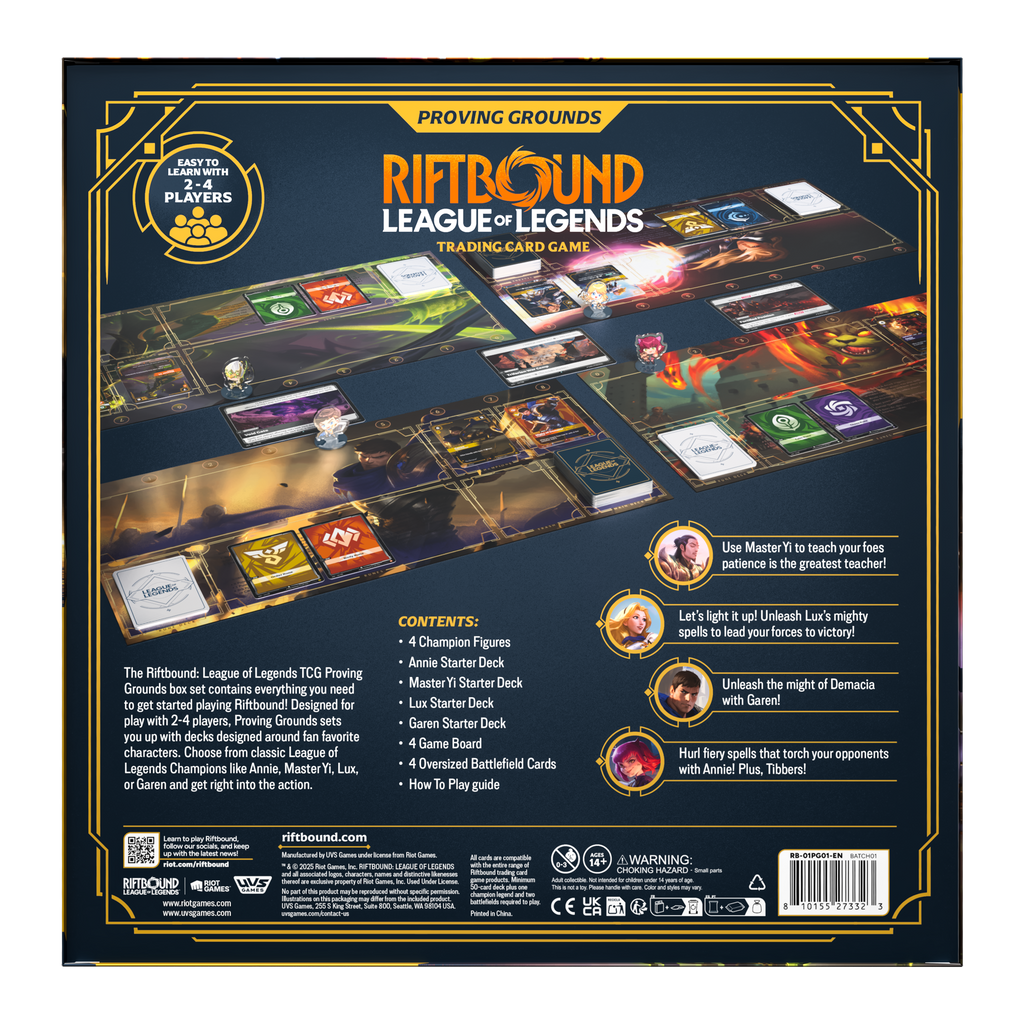 Riftbound - League of Legends TCG - Origins: Proving Grounds (Releases in store on Oct. 31st)