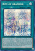 YuGiOh Singles - Rite of Aramesir