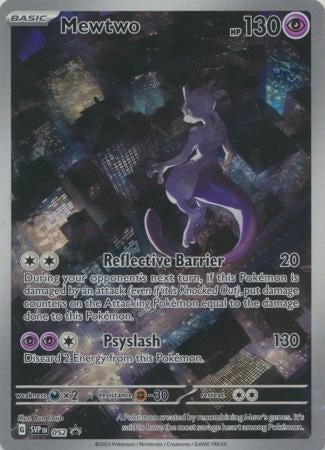 Pokemon Singles - Mewtwo - SVP052 - Illustration Rare Promo
