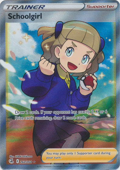 Pokemon Singles - Schoolgirl Full Art Ultra Rare