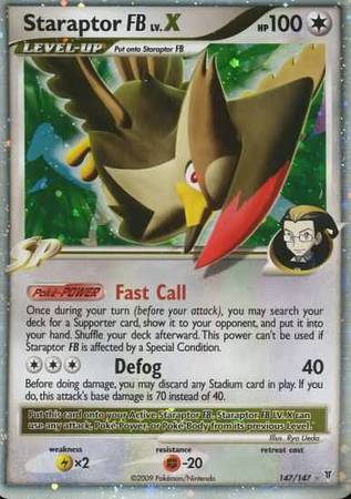 Pokemon Singles - Staraptor FB LV.X Ultra Rare