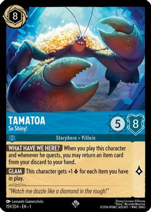 Lorcana Singles - Tamatoa Sho Shiny!