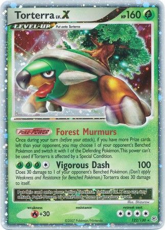 Pokemon Singles - Torterra LV.X Ultra Rare