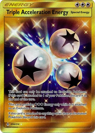 Pokemon Singles - Triple Acceleration Energy - Secret Rare