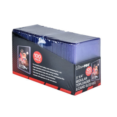 UP Topload 3X4 Regular + Sleeves - 100CT