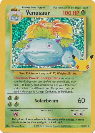 Pokemon Singles - Venusaur Holo Rare (Classic Collection)