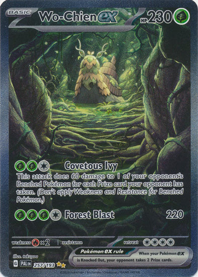 Pokemon Singles - Wo-Chien EX Special Illustration Rare