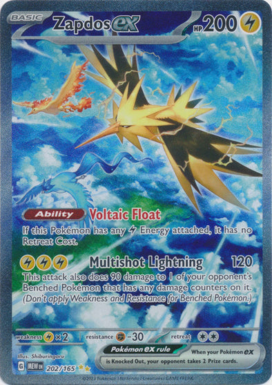 Pokemon Singles - Zapdos ex Special Illustration Rare