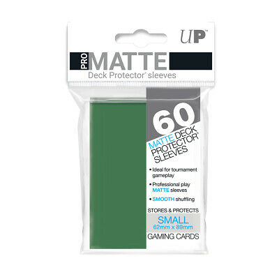 UltraPRO 60ct Deck Protector Pro Matte Small Green