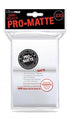 UltraPRO 100ct Deck Protector Pro Matte Standard White