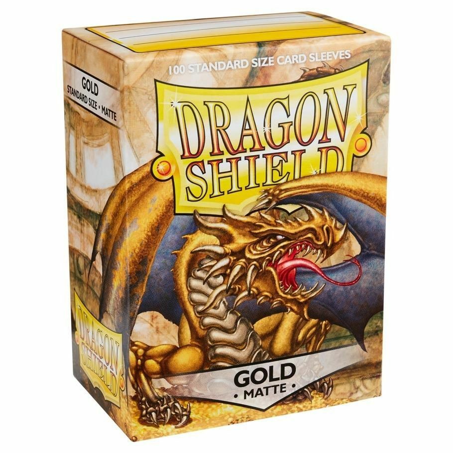 Dragon Shield 100ct Matte Gold