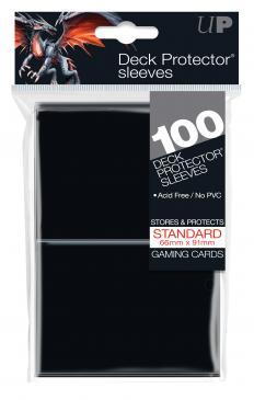 UltraPRO 100ct Deck Protector Standard Black