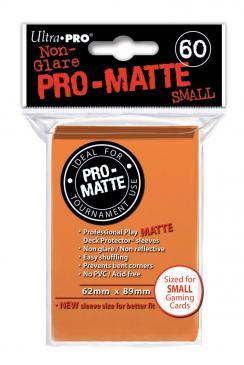 UltraPRO 60ct Deck Protector Pro Matte Small Orange