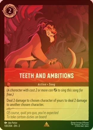 Lorcana Singles - Teeth and Ambitions (Foil)