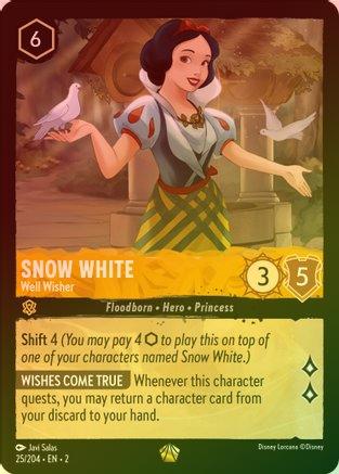 Lorcana Singles - Snow White Well Wisher (Foil)