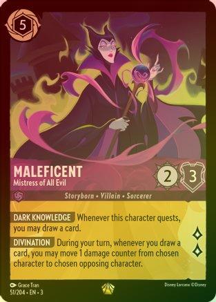 Lorcana Singles - Maleficent Mistress of All Evil (Foil)