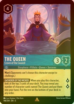 Lorcana Singles - The Queen Crown of the Council (Foil)