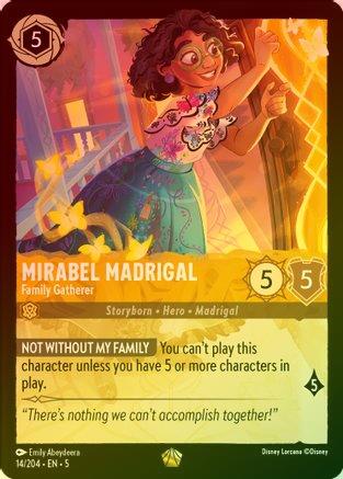 Lorcana Singles - Mirabel Madrigal Family Gatherer (Foil)