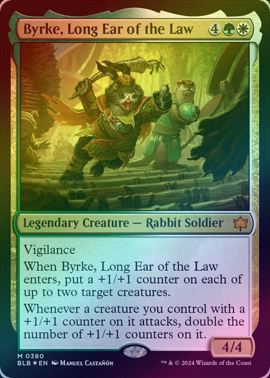 Magic Singles - Byrke, Long Ear of the Law (Foil) (BLB)