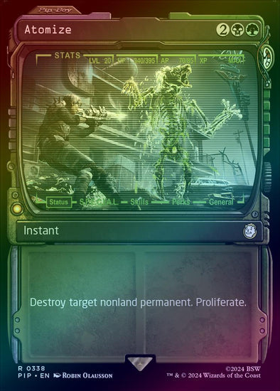 Magic Singles - Atomize - Pip-Boy Showcase (Foil) (PIP)